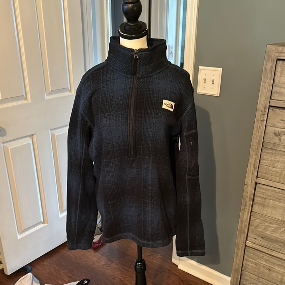 The North Face Dark Gray Zip-Up Sweater